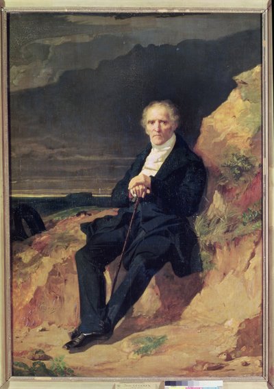 Porträt von Charles Fourier (1772-1837) von Jean Francois Gigoux